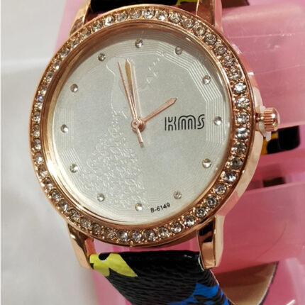 Buy online Kms Copper Round Dial Stylish Women Analog Watch from watches  for Women by Kms for ₹1000 at 0% off | 2024 Limeroad.com