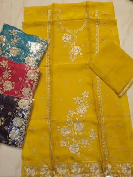 Women unstitched suit with dupatta