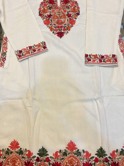 Kasmiri pure woolen long cordset