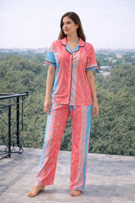 Ladies Night Suit (Imported Korean Coton)