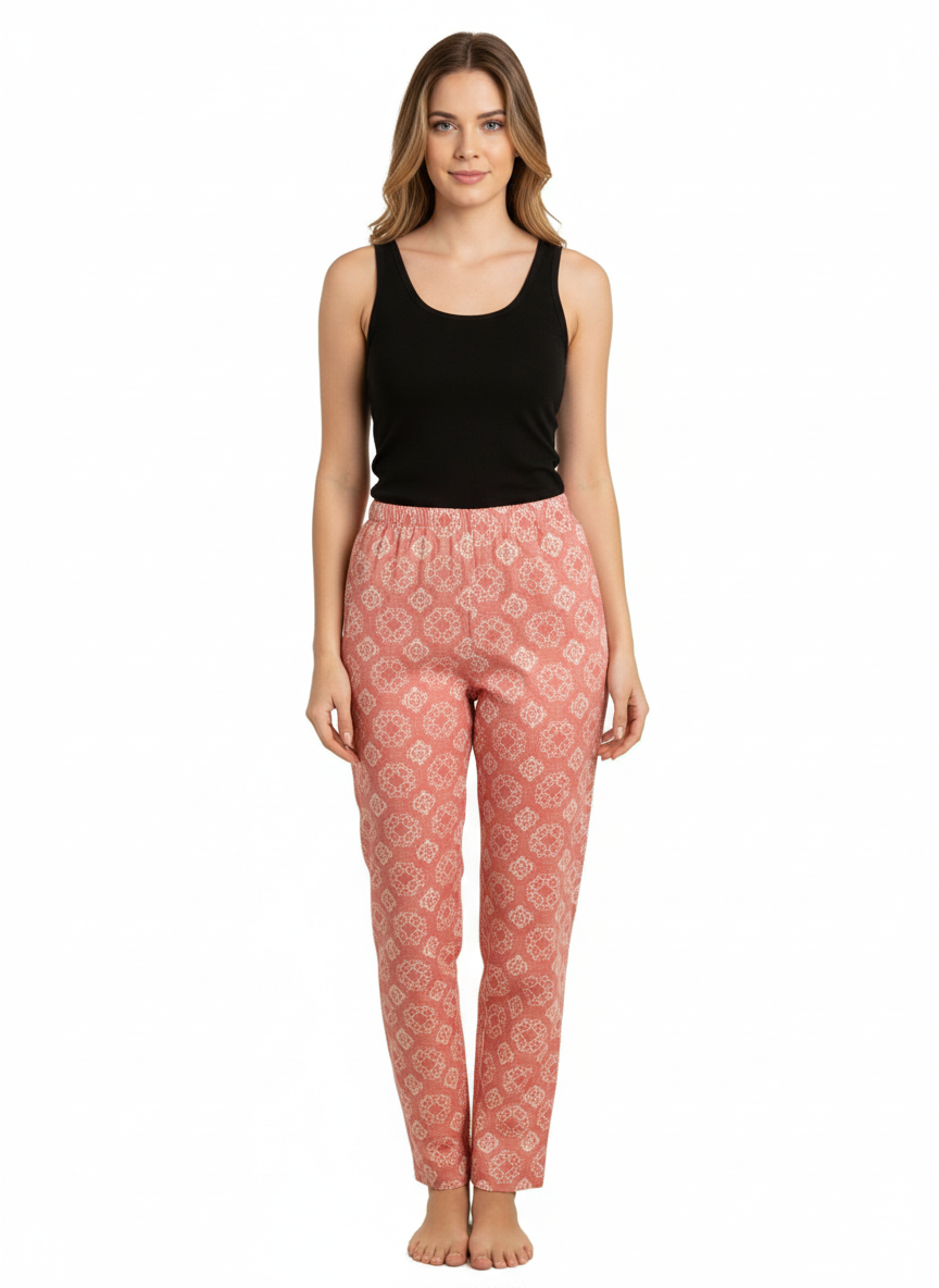 Coral Diamond Trousers