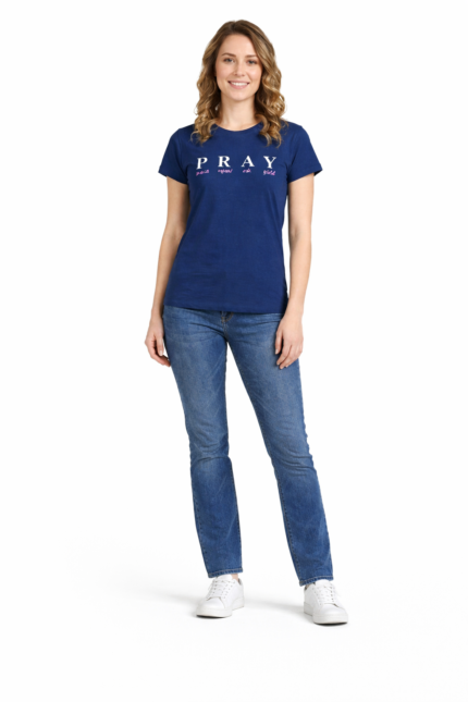 REVVO Women’s Printed T-Shirt – Soft Lycra Comfort Fit | Style RVT-512A