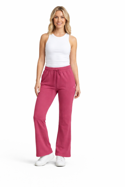 REVVO Women’s Flared Pants – Cotton Spandex Comfort Fit | Style RVL-311