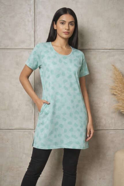 women long top-printed