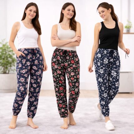 wonen foral print malai pajama
