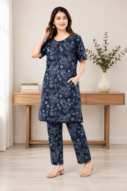 Premium Rotary Kurti Set