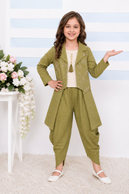 Girls Ethnic Co-Ord Set / Indo-Western Suit Set