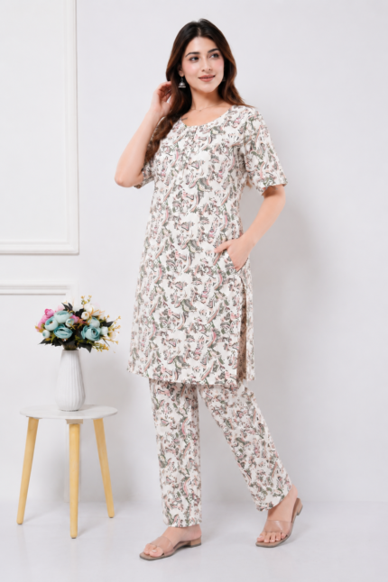 Premium Rotary Kurti Set