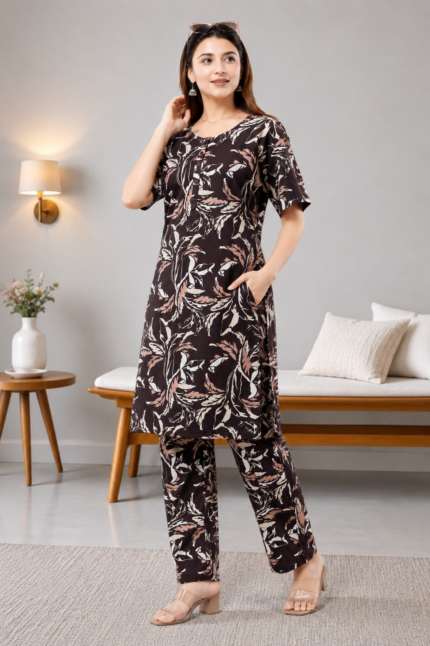 Premium Rotary Kurti Set