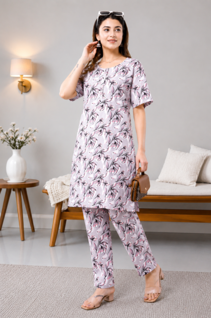 Premium Rotary Kurti Set