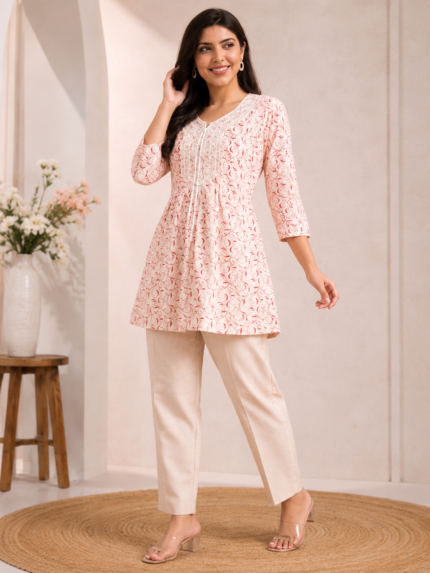 Ladies Cotton Printed Kurti