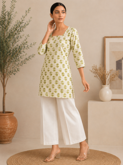 Ladies Cotton Printed Kurti