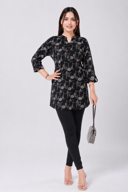 Premium Rotary Short Kurti