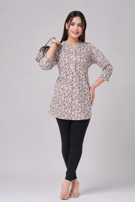 Premium Rotary Short Kurti