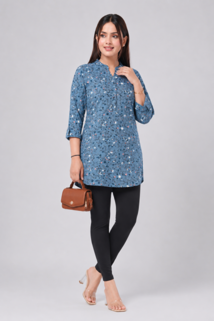 Premium Rotary Short Kurti