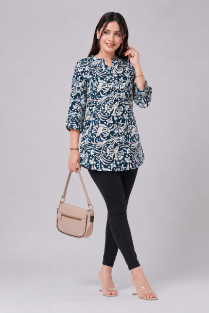 Premium Rotary Short Kurti