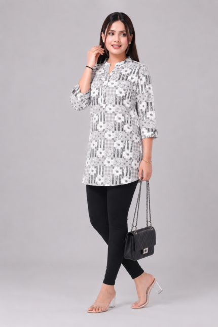 Premium Rotary Short Kurti