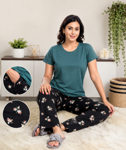 Women's Cotton Night Suit Set