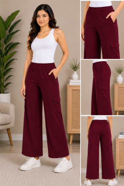 Women's Cargo Style Stretch Pants