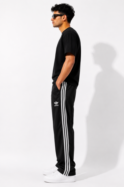 Adidas Classic 3-Stripes Track Pant – Black