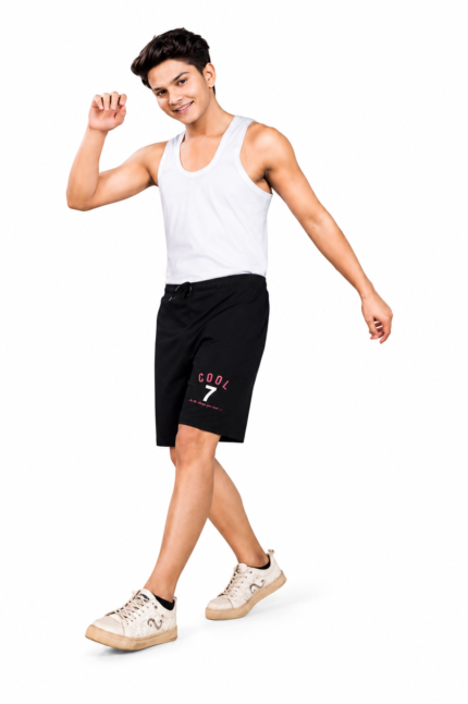 BOYS PRINTED SHORTS WITH WAIST BAND