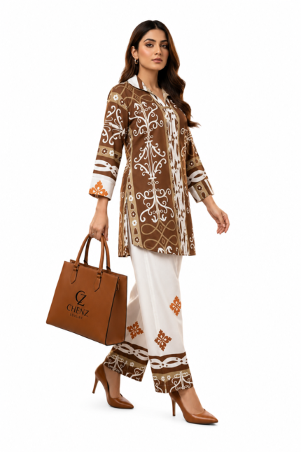 WOMEN PREMIUM PRINTED KURTI SET