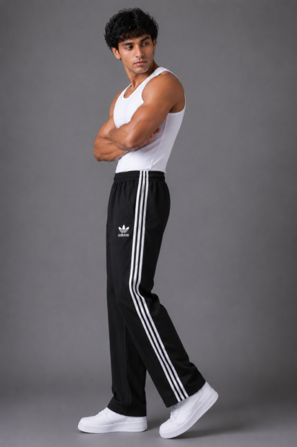 Adidas Classic 3-Stripes Track Pant – Black