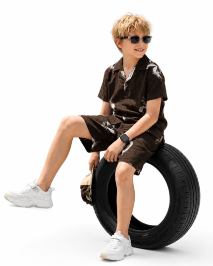 KIDS PREMIUM SHIRT & SHORT CO-ORD SET