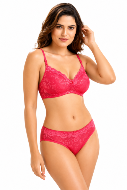 Women's Lace Bra & Panty Set