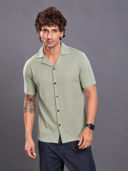 Men's Premium Textured Resort Shirt