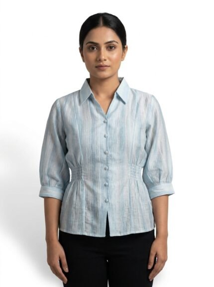 Women's Shimmer Detail Casual Shirt