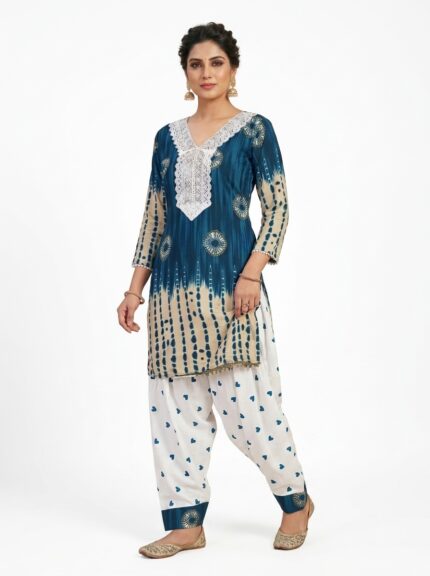 Women's Embroidered Kurta Pant Set