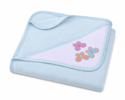 Premium Baby Hooded Towel Colour: Sea blue