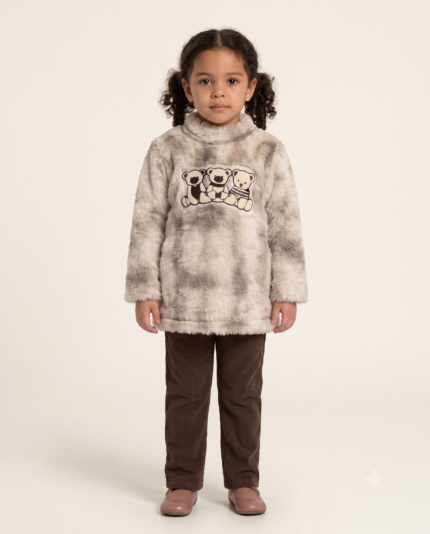 2-piece bubble patch frock