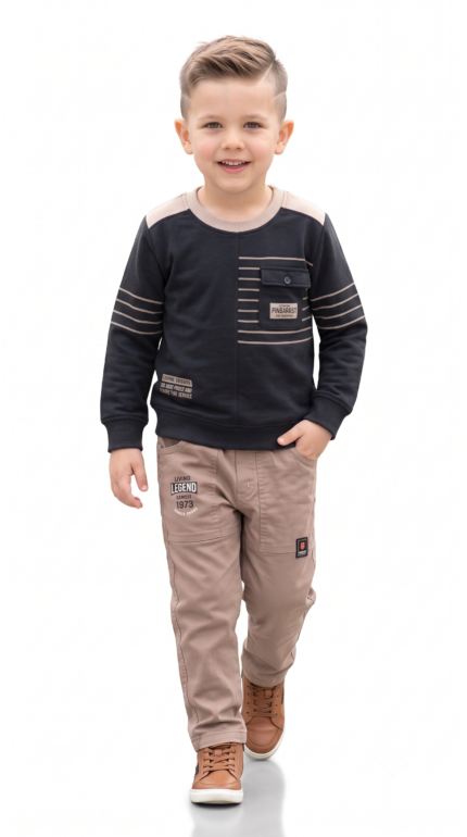 Boys Shirt & Cargo Pant Set