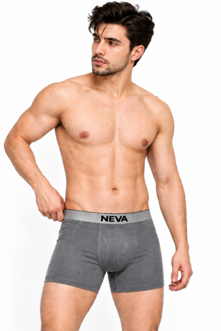 ribbed boxer brief with fly