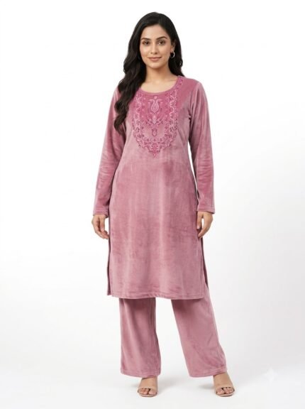 Premium Kashmiri Embroidered Kurta Set
