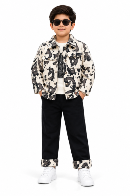boys premium Jacket Co-ord Set (3-Piece Set)