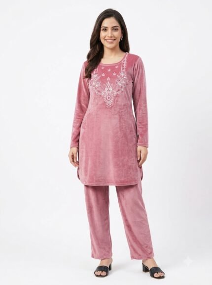 Premium Kashmiri Embroidered Kurta Set