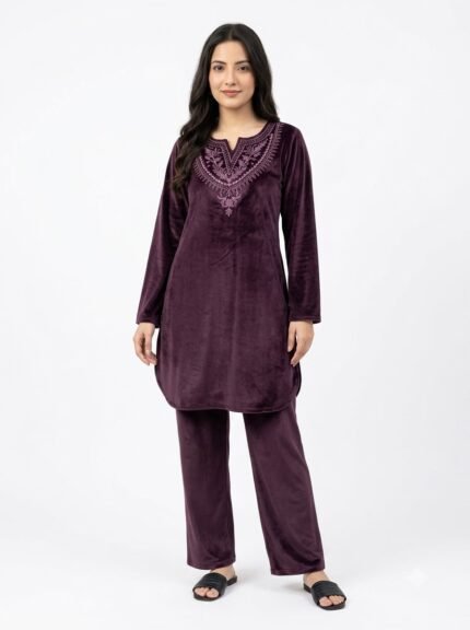 Premium Kashmiri Embroidered Kurta Set
