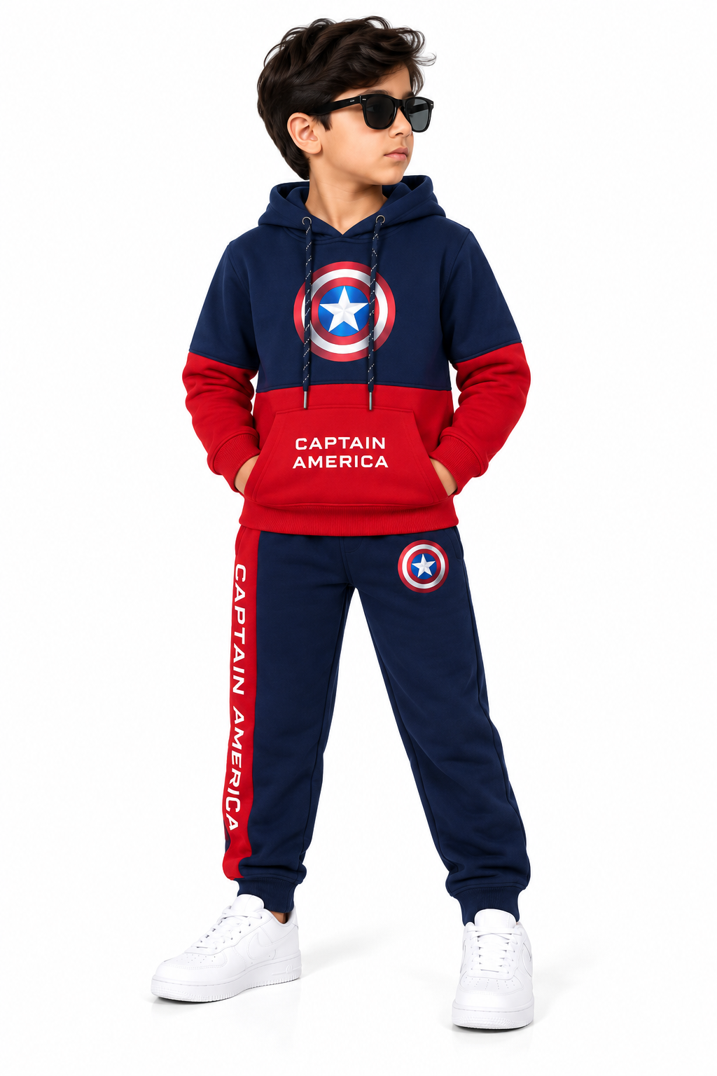Captain America Boy’s Tracksuit Portrait