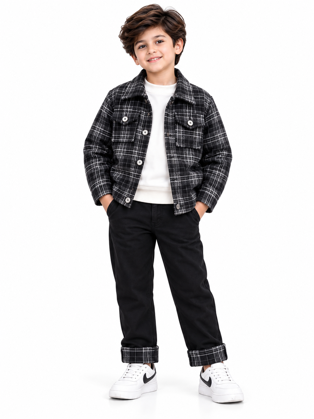 Casual Plaid Streetwear Portrait-2