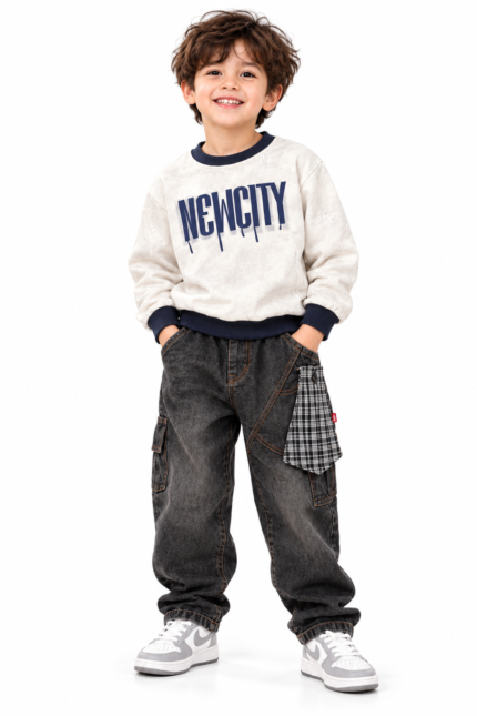 2-piece boys huddie set