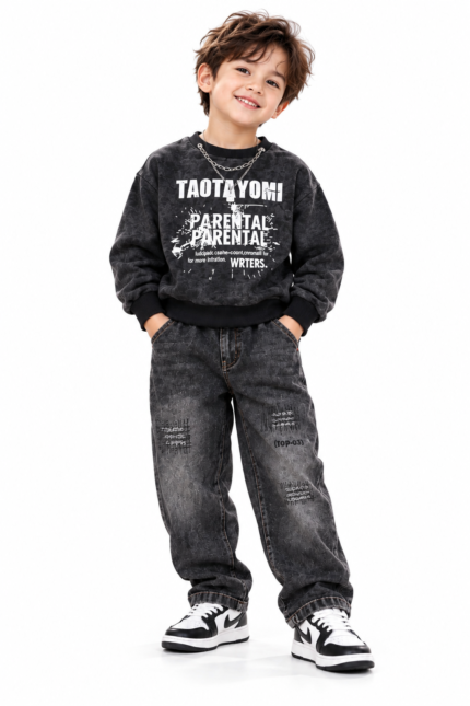 2-piece boys huddie set