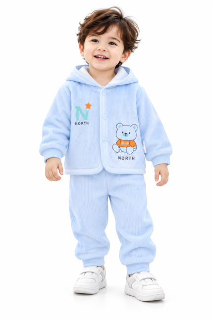 Ribbed Baby Romper/set