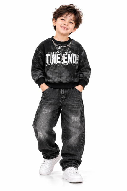 2-piece boys huddie set