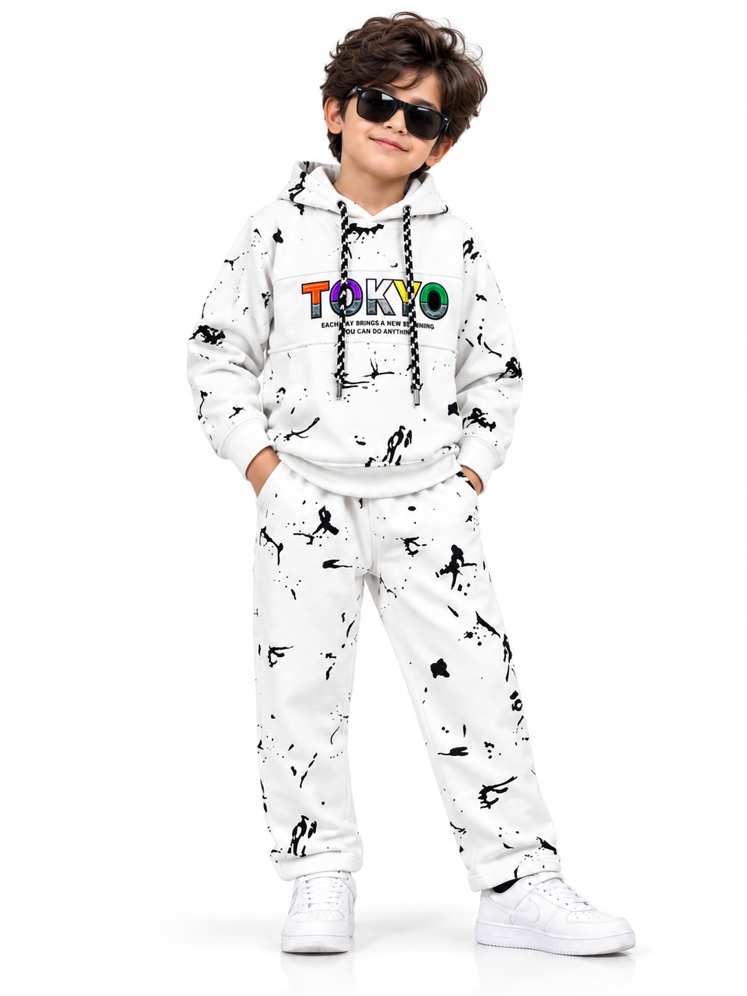 Cool Tokyo Splatter Tracksuit Portrait-4