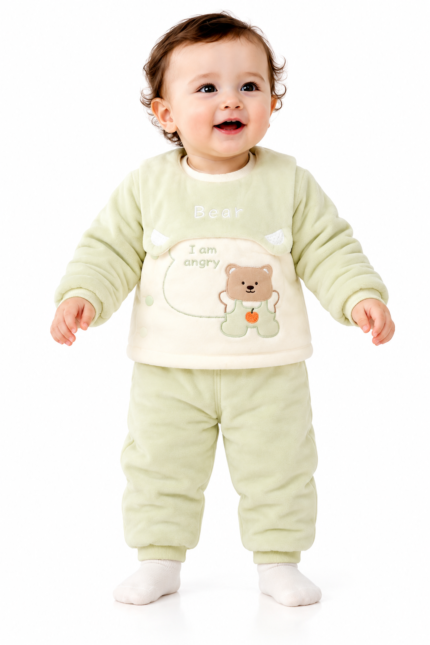 Ribbed Baby Romper/set