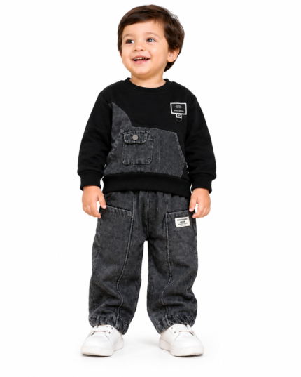 2-piece boys huddie set