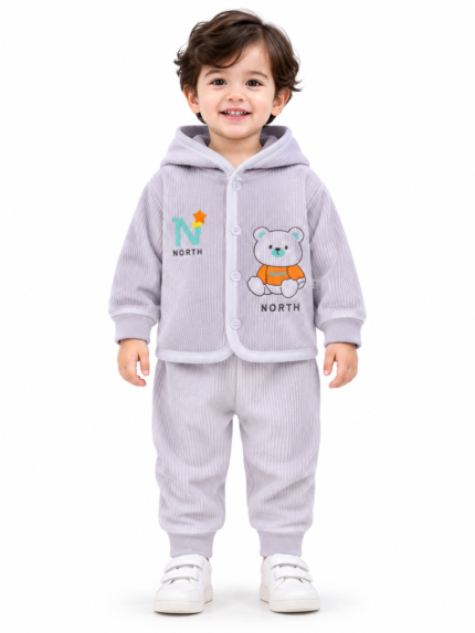 Ribbed Baby Romper/set